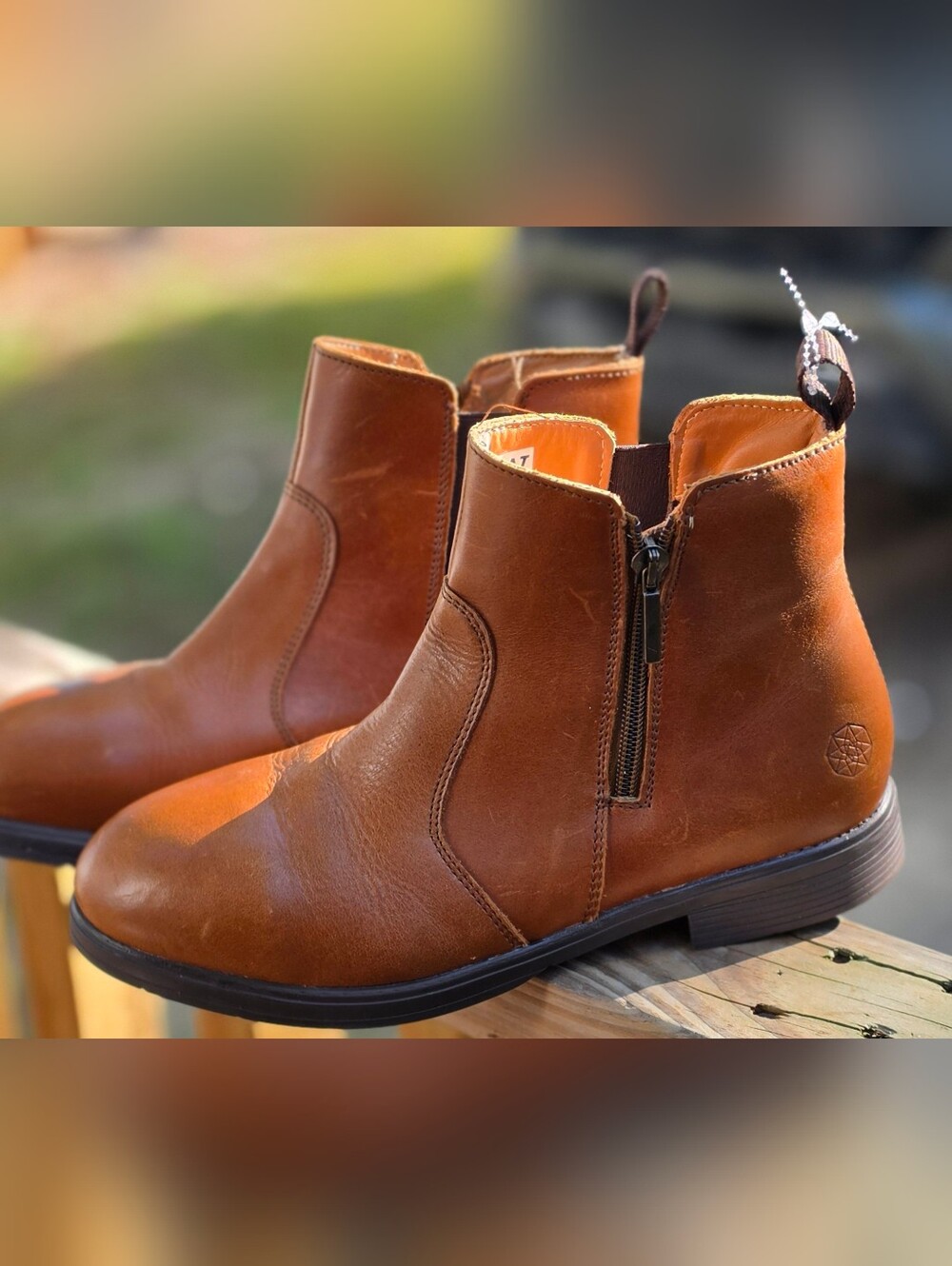 Womens Safety Toe Work Boots Size 8 XENA Leather Booties